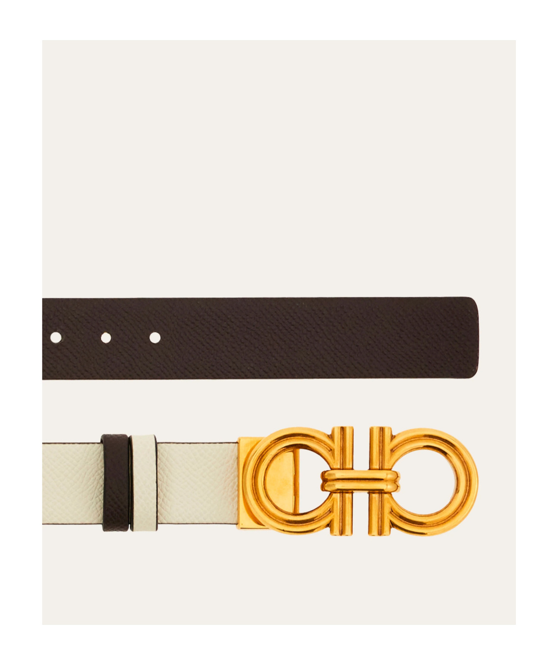 Ferragamo Reversible And Adjustable Gancini Belt