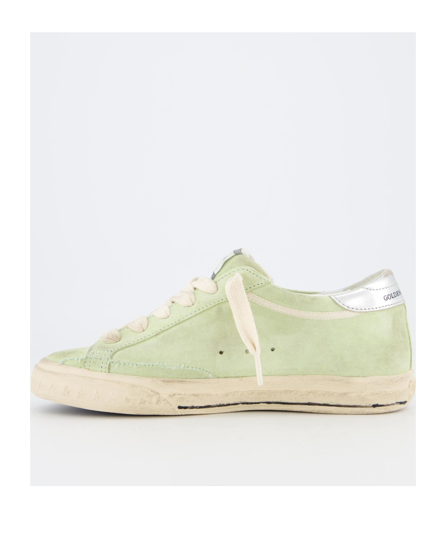 Golden Goose Laced Sneakers In Nude