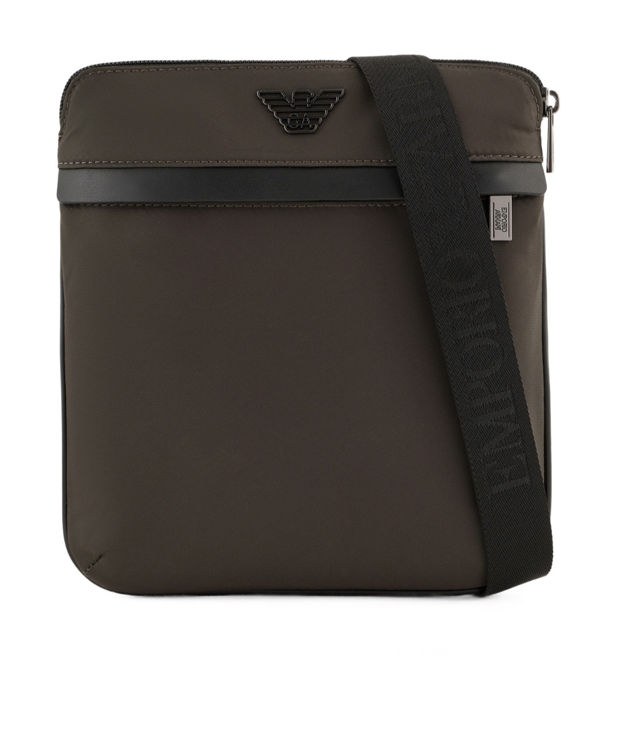 Emporio Armani Adjustable Shoulder Straps For Messenger Bag In Black