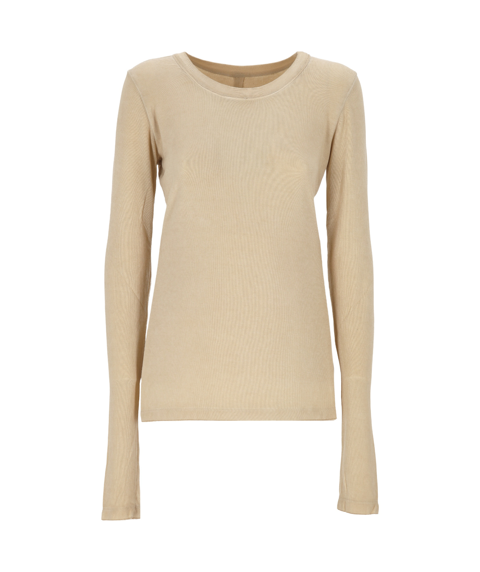 Uma Wang Long-sleeved Sweater In Nude