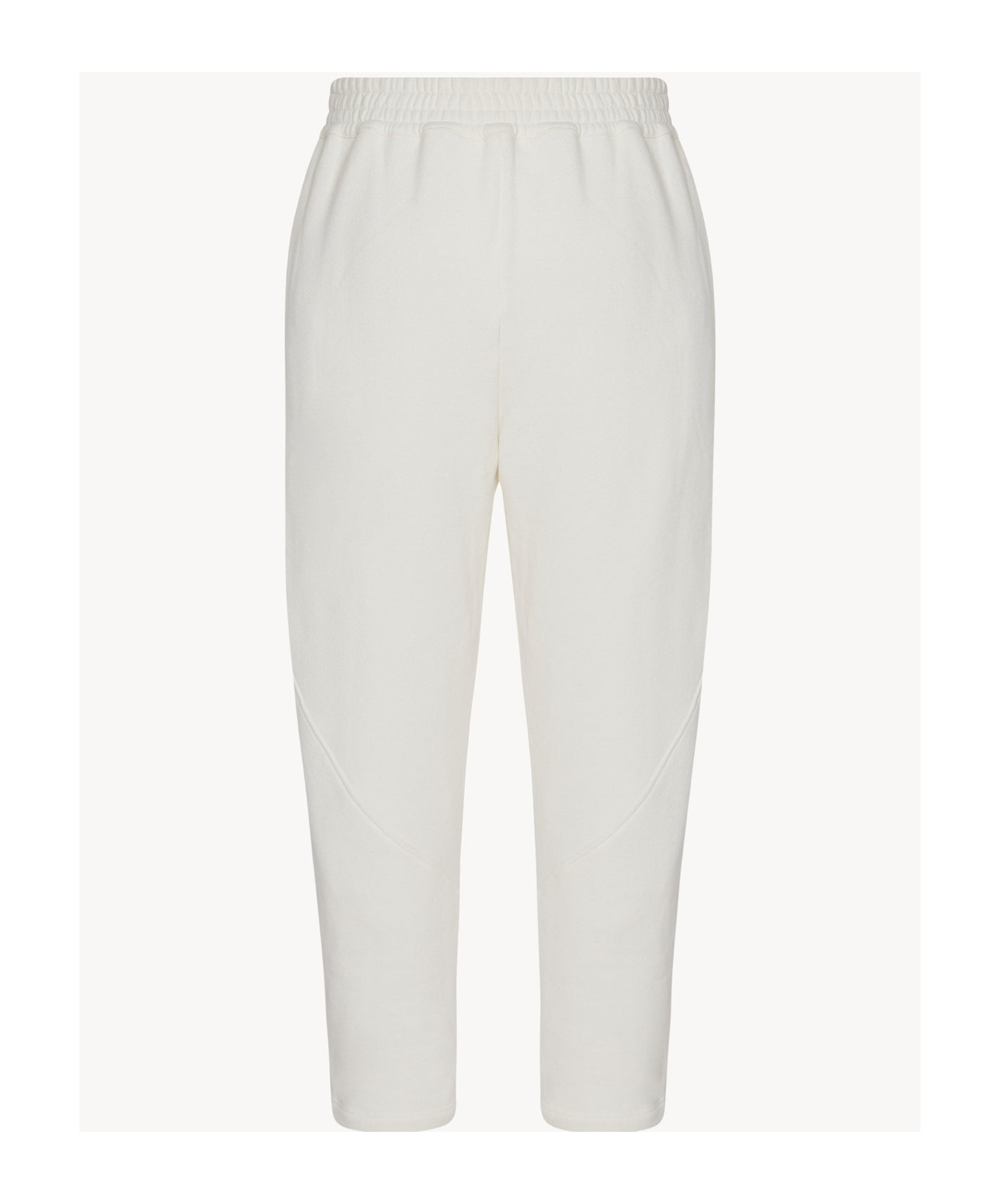The Row Koa Jersey Tapered Trousers In White