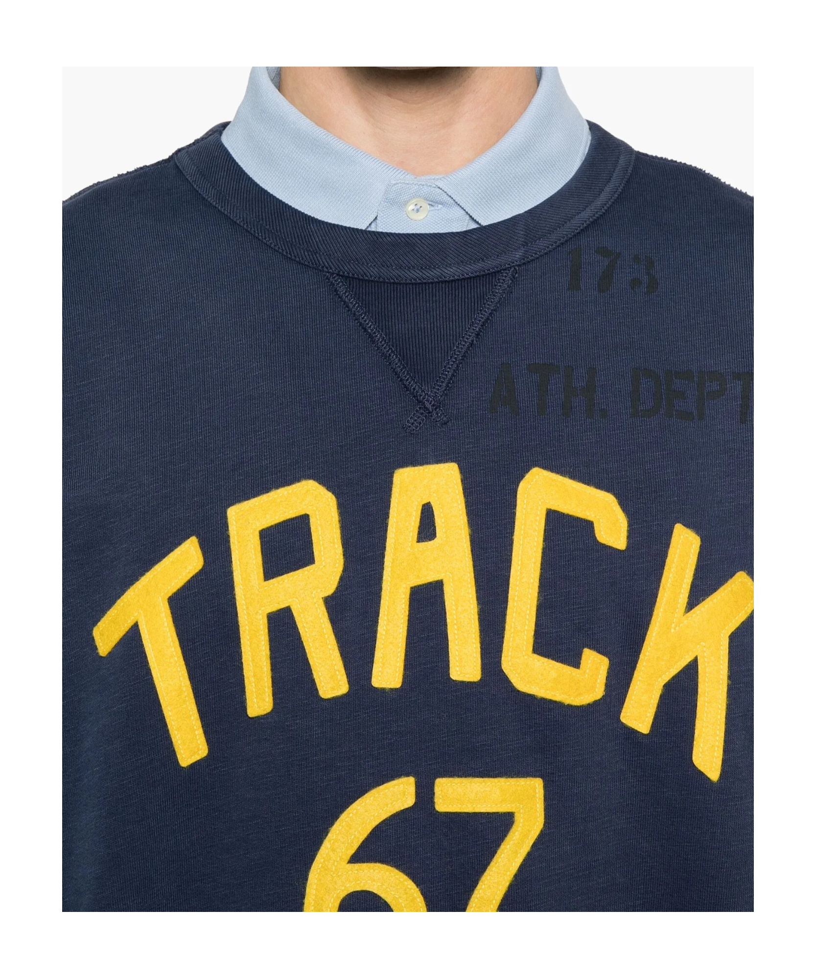 Polo Ralph Lauren Long Sleeve-sweatshirt Clothing In Navy Blue