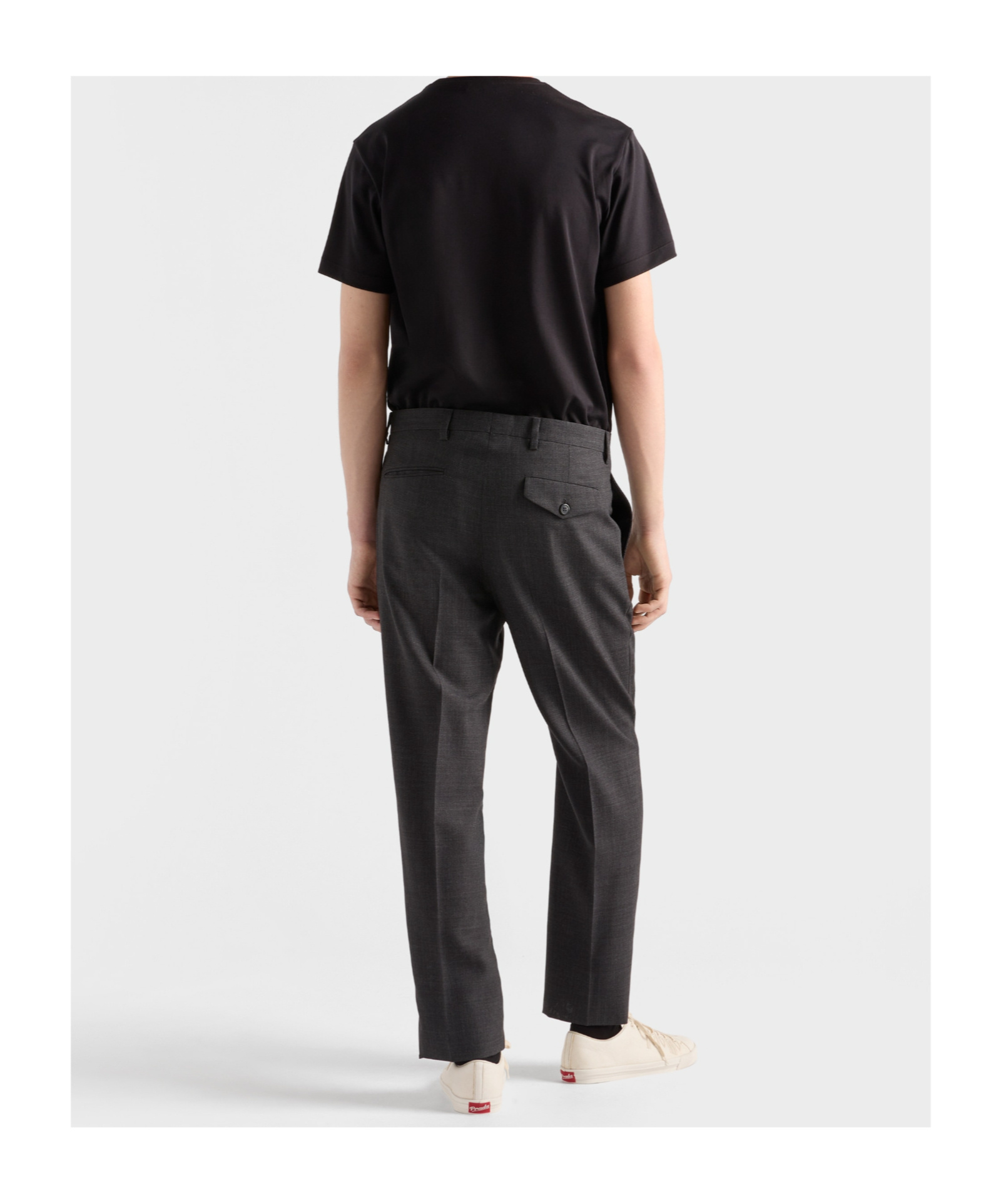 Prada Cotton T-shirt In Black