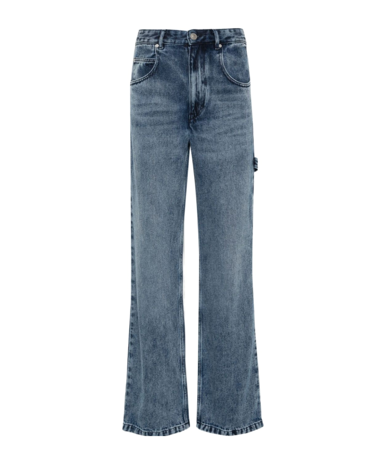 Isabel Marant High-rise Bootcut Denim Jeans With Belt Loops In Blue