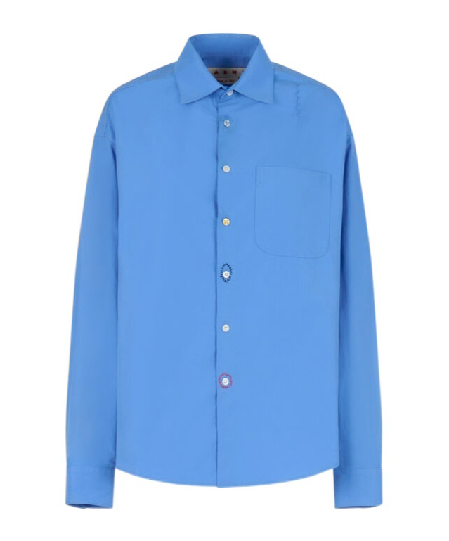 Marni Button-up Long-sleeve Shirt