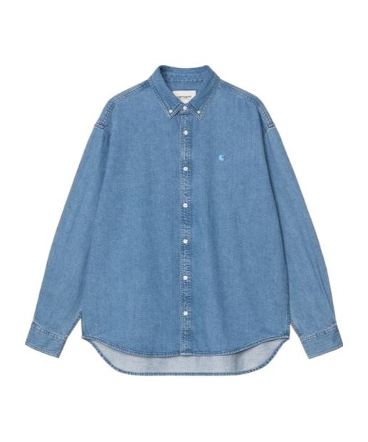 Carhartt Long Sleeve Shirt In Blue