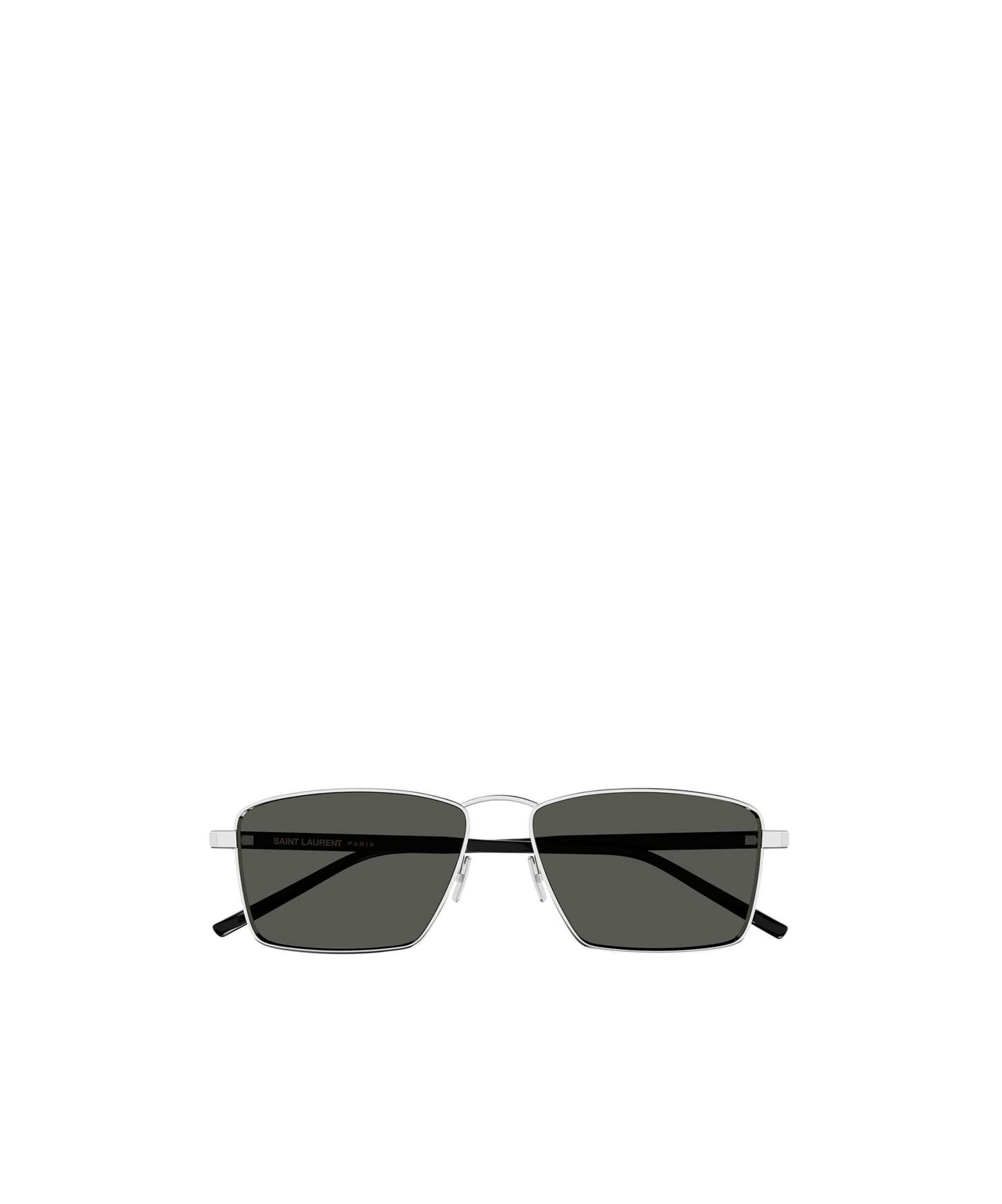Saint Laurent Logo Sunglasses In Black