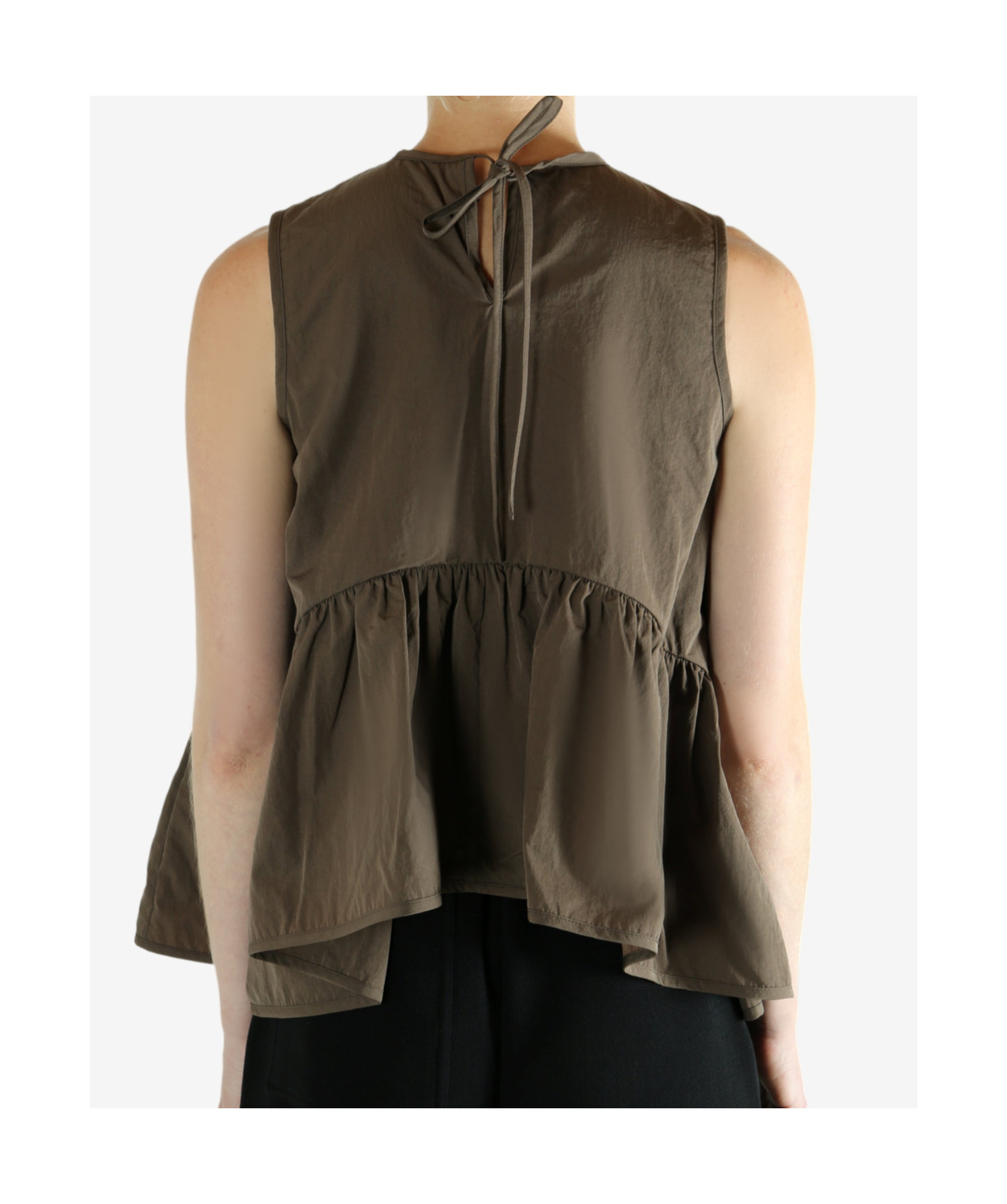 Cecilie Bahnsen Sleeveless Tops In Brown