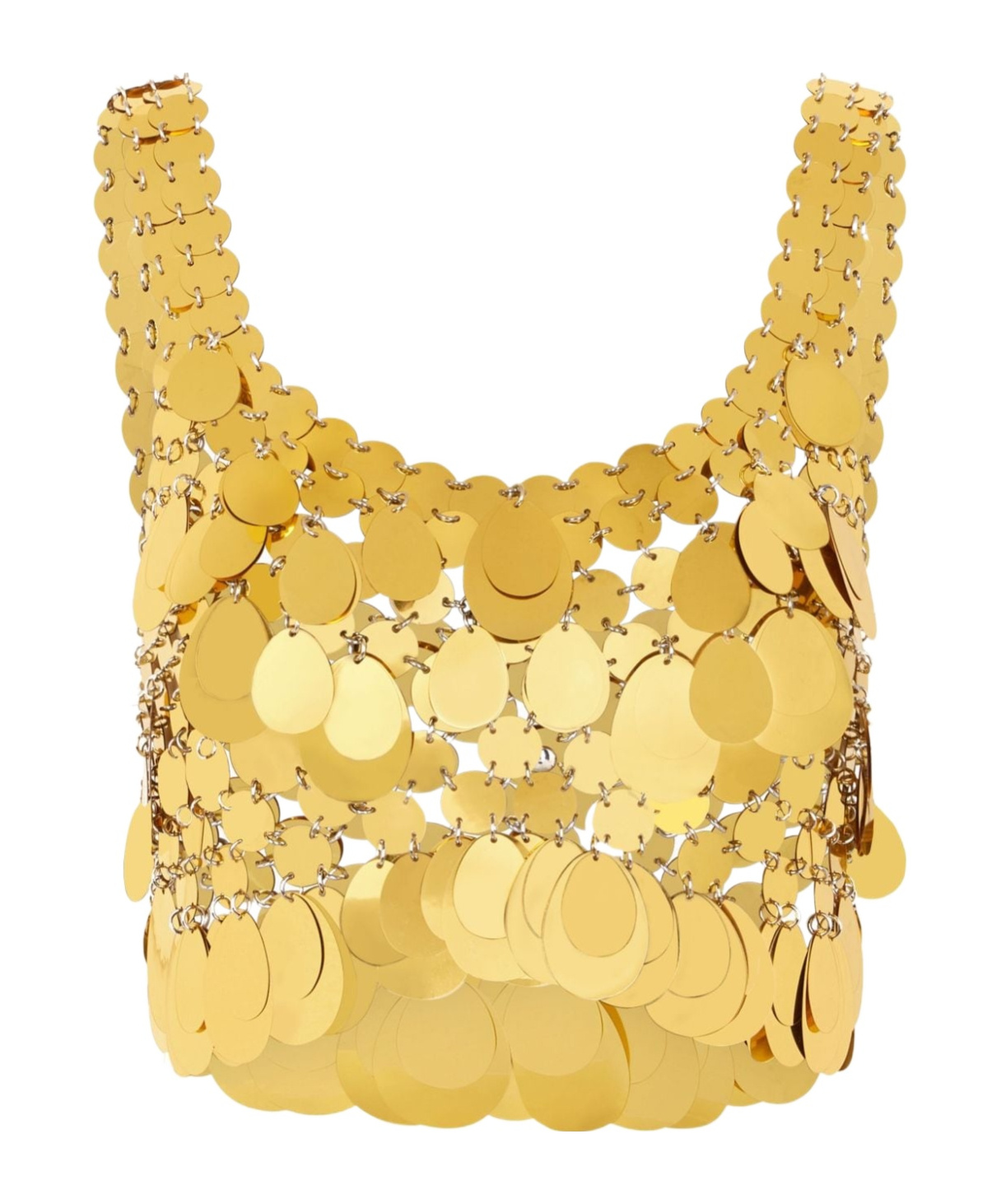 Rabanne Sequinned Cropped Top