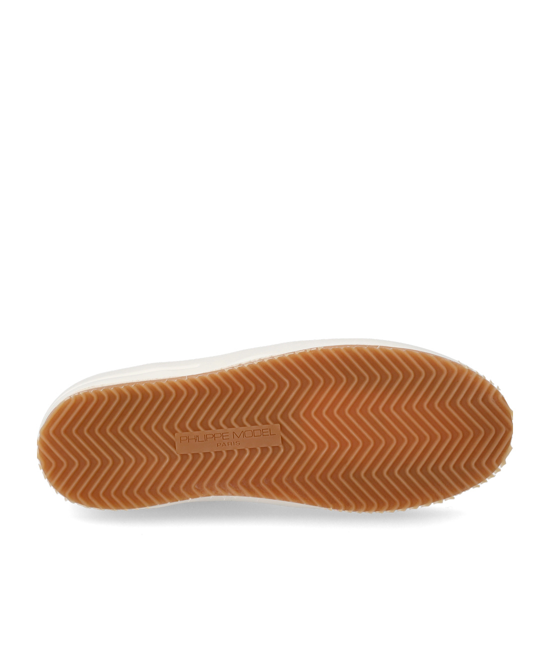 Philippe Model Logo Patch Low-top Sneakers In White