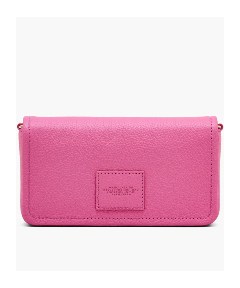 Marc Jacobs The Mini Bag Leather Crossbody Bag In Pink