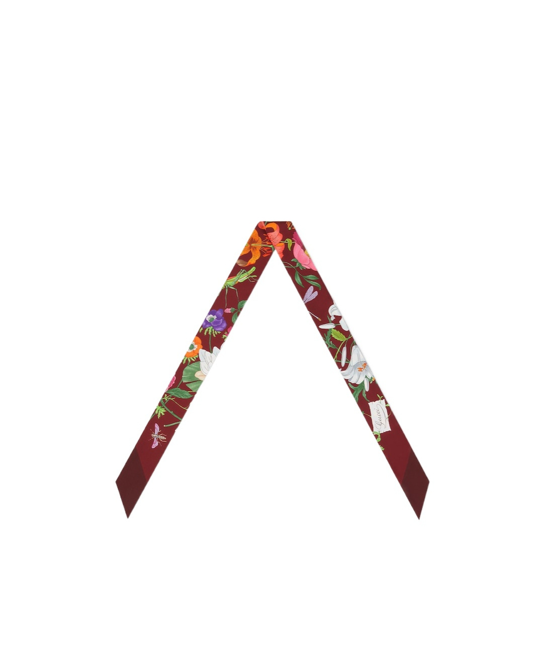 Gucci Printed Bow Tie In Red