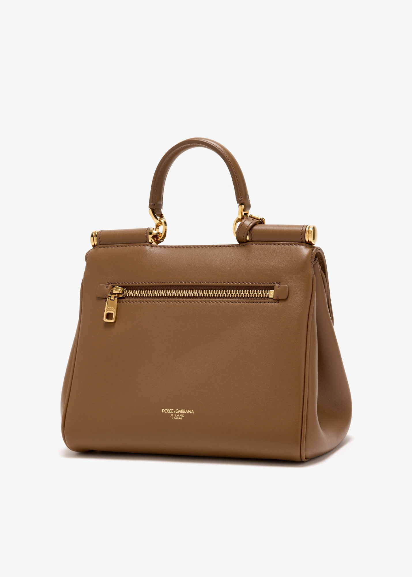 Dolce & Gabbana Sicily Tote Bag In Brown