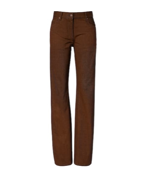 Calvin Klein Straight Jeans In Brown