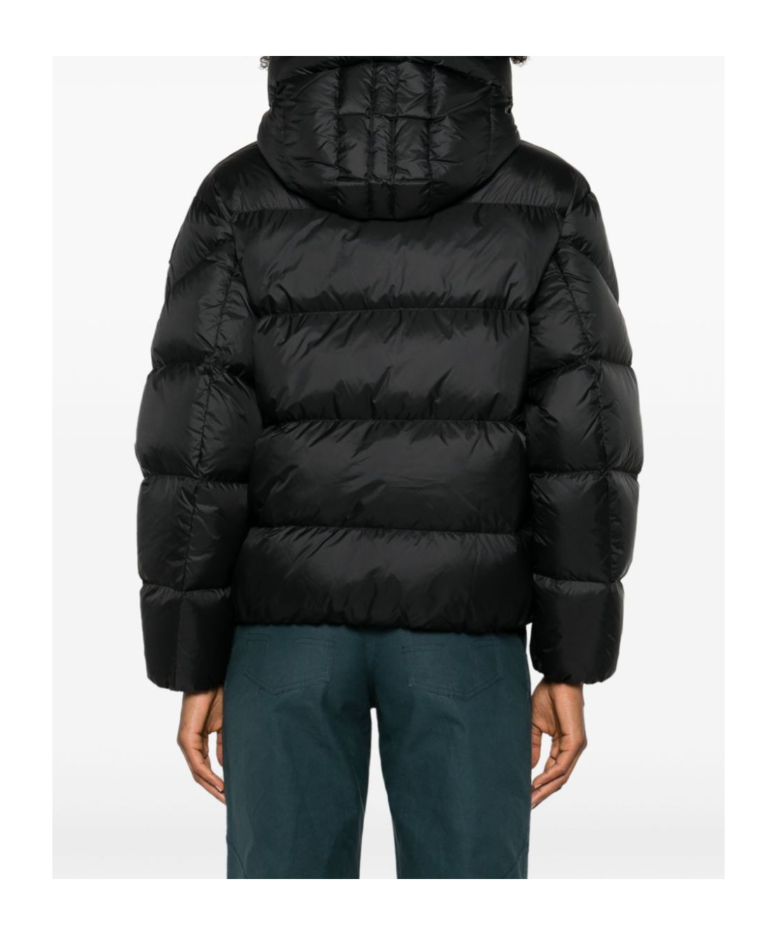 Parajumpers Padded High Collar Puffer Jacket With Hood In Black