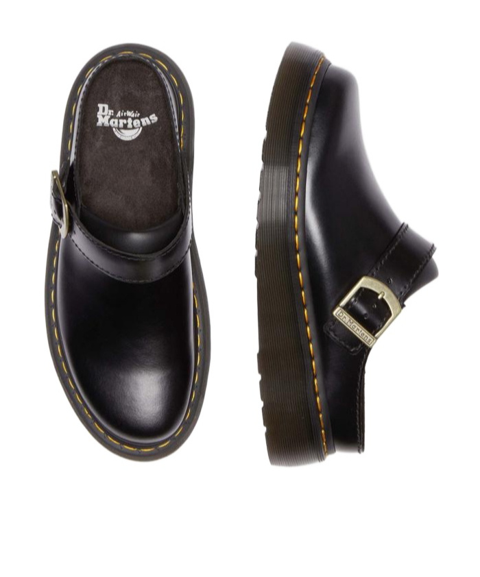 Dr. Martens' Jorge Ii Leather Mules In Black