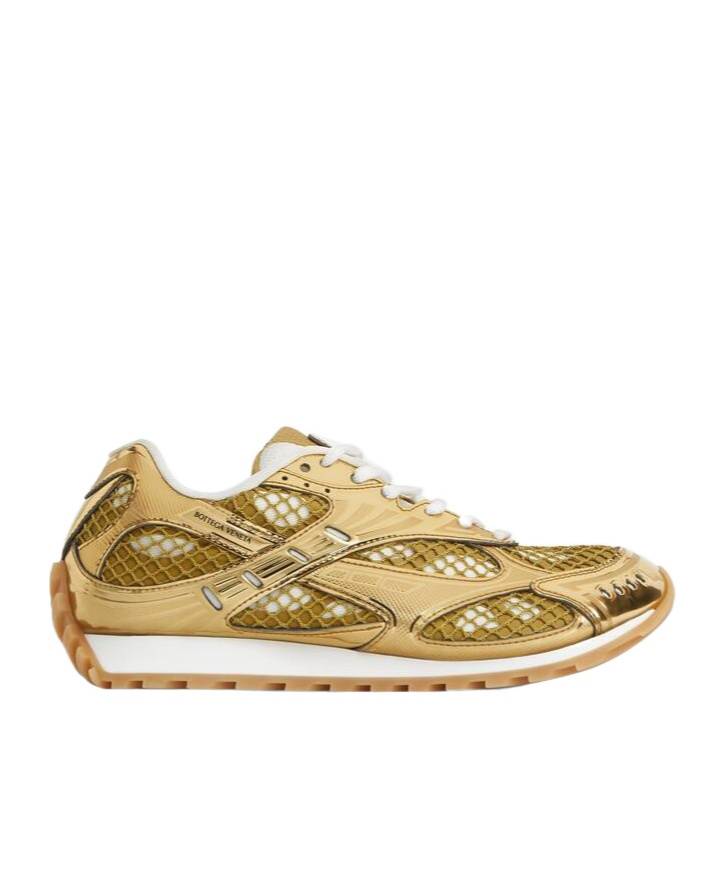 Shop Bottega Veneta Orbit Sneaker In Nude