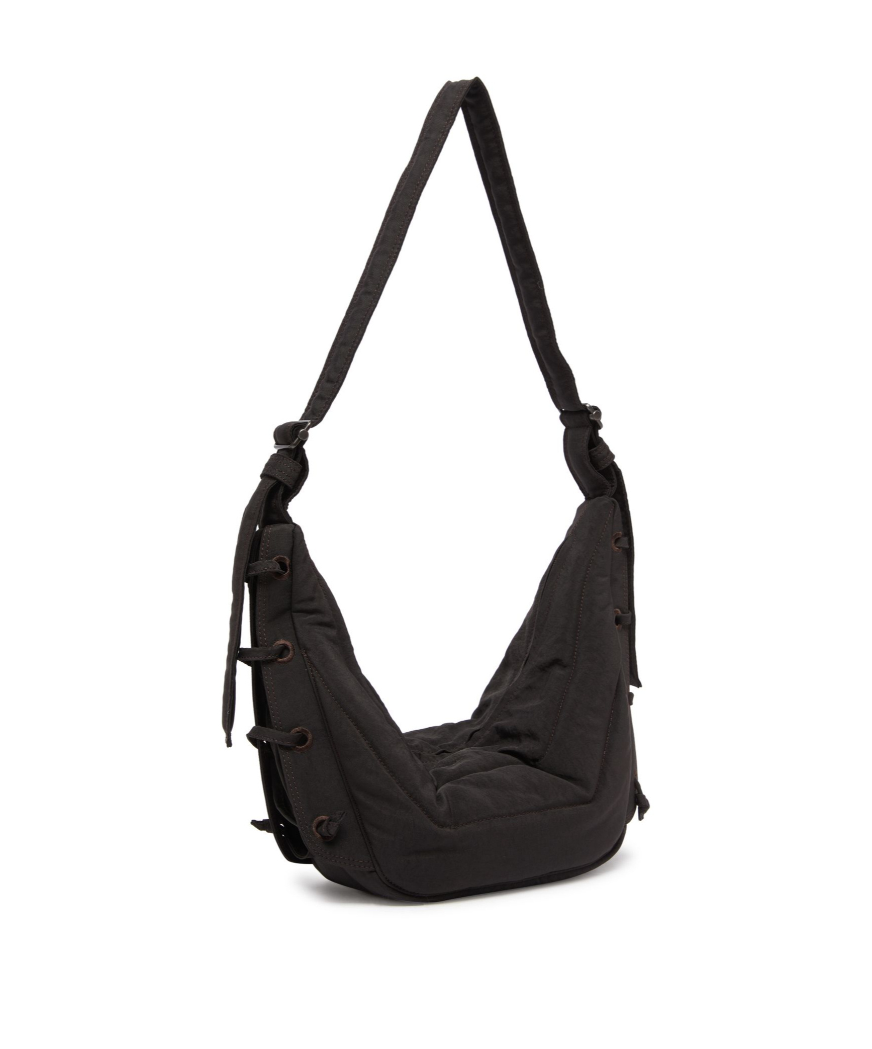 Lemaire Soft Game Cross-body Bag In Dark Chocolate