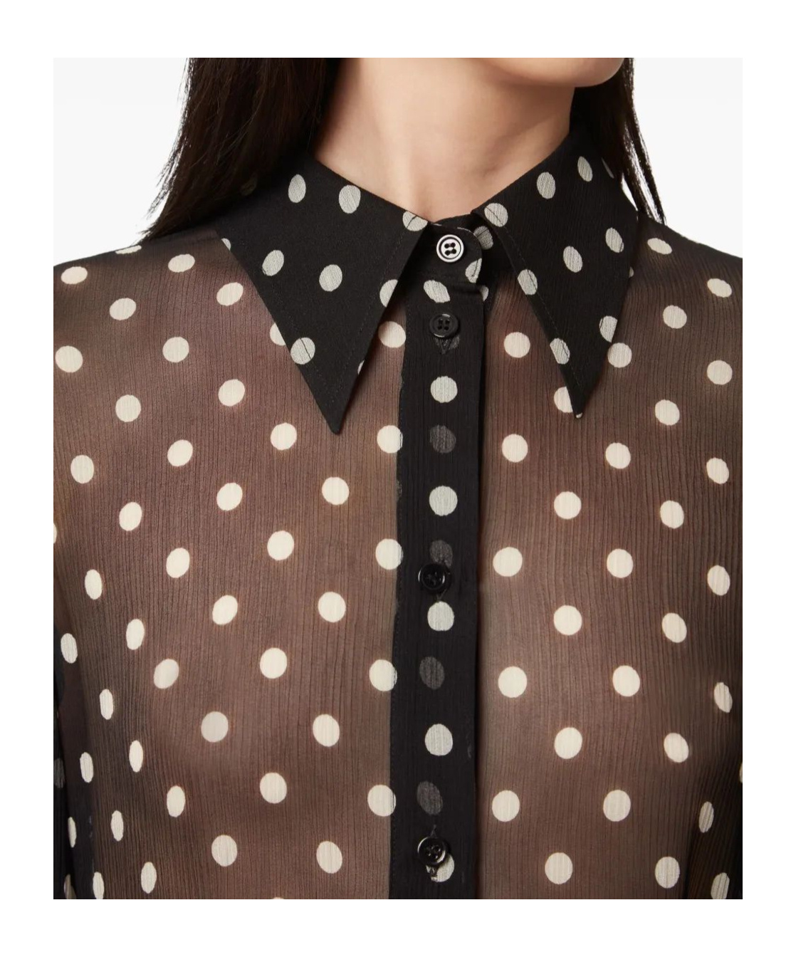Nina Ricci Bell-cuffs Shirt In Black