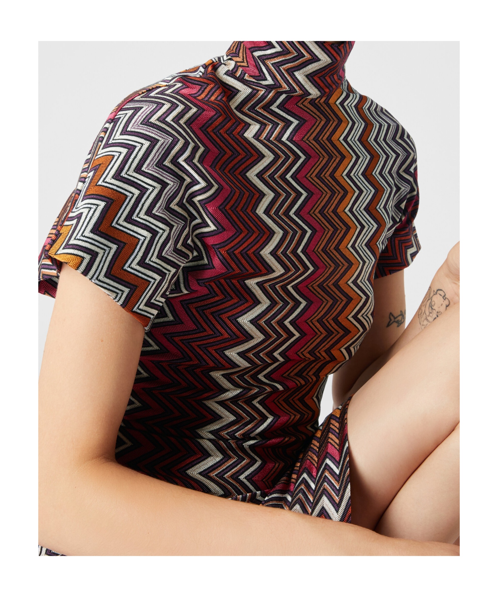 MISSONI ZIGZAG MINI DRESS 