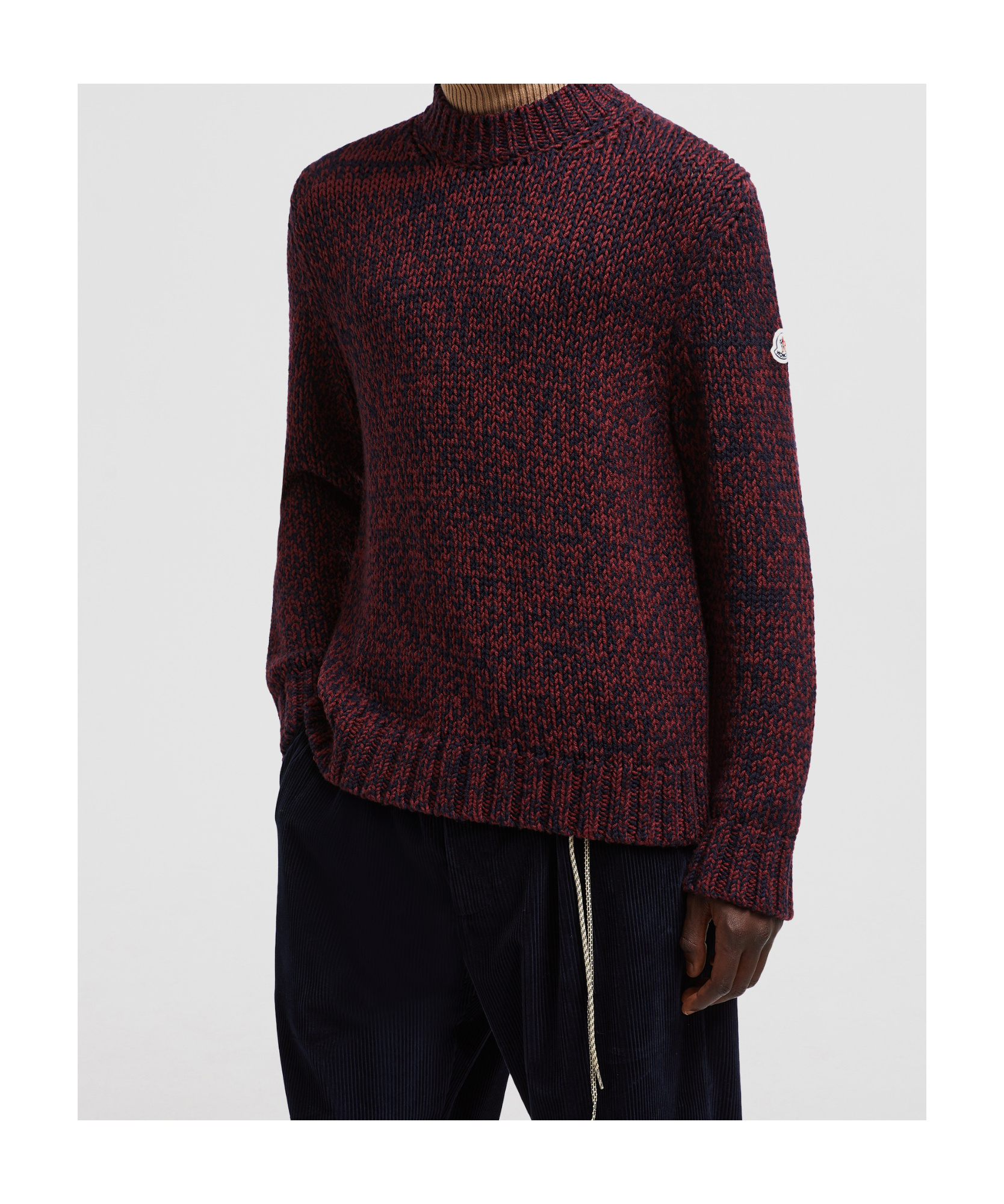 MONCLER MOULINÉ WOOL JUMPER