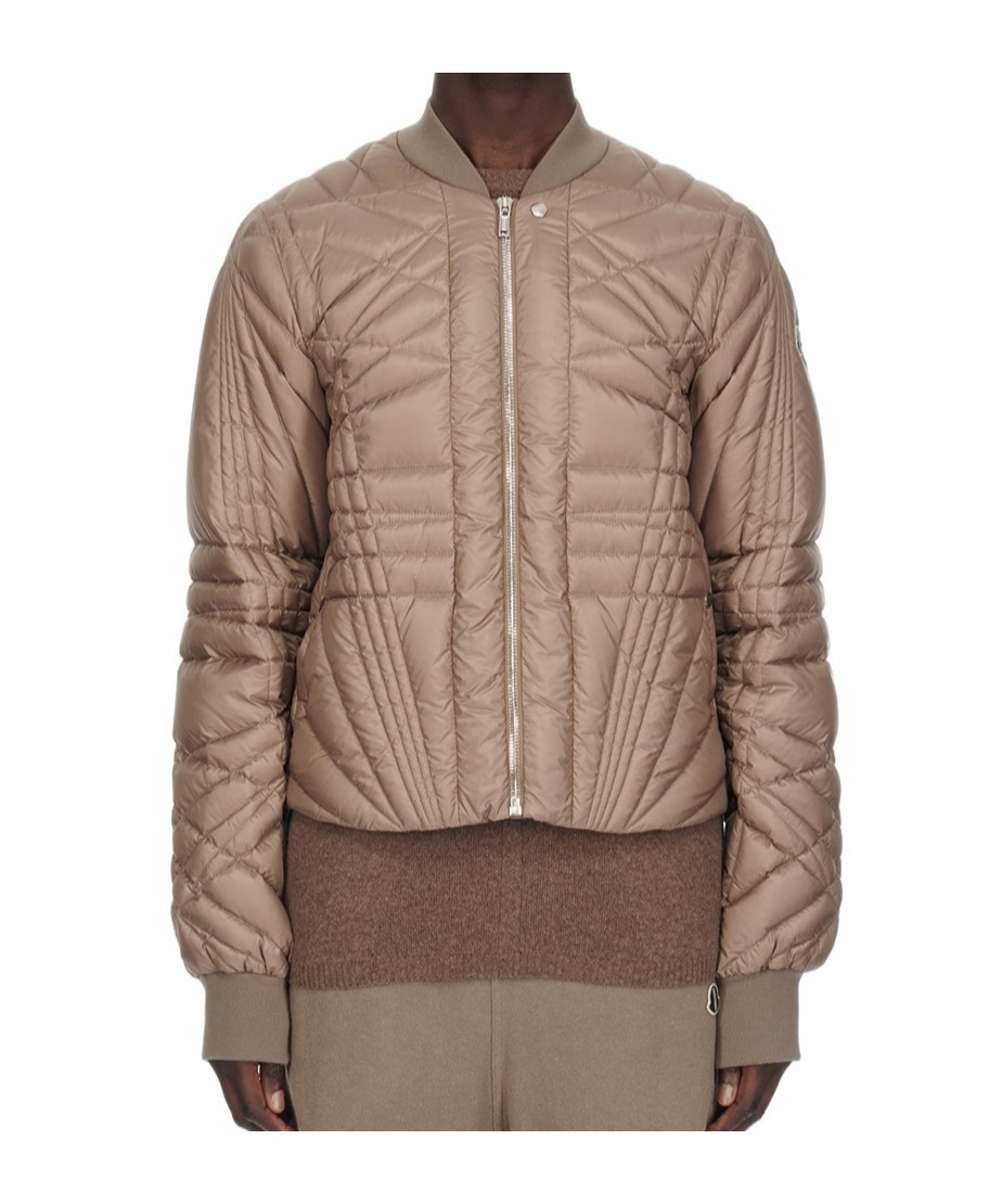 Moncler X Rick Owens Megapenta Flight Jacket In Nude