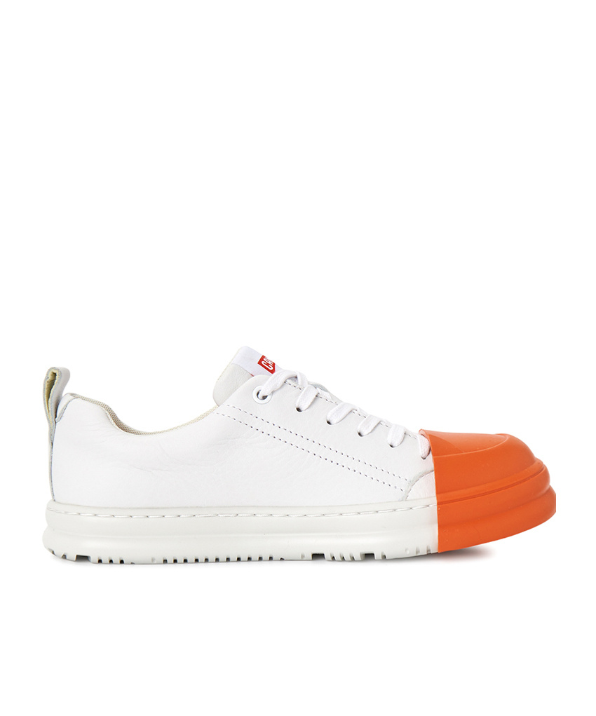 Camper Junction Runner Leather Sneakers In White