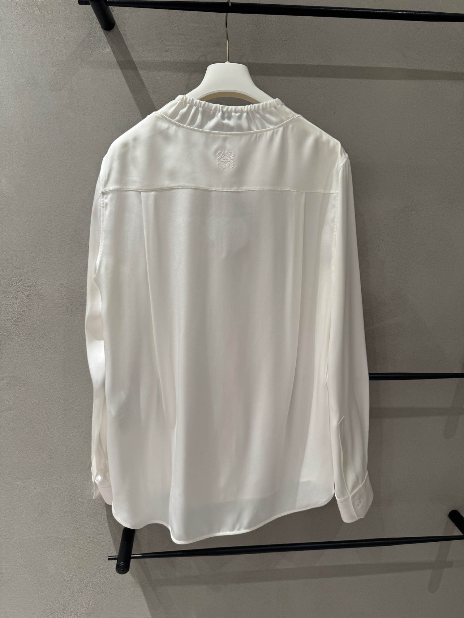 Loewe Long-sleeved Shirt In White