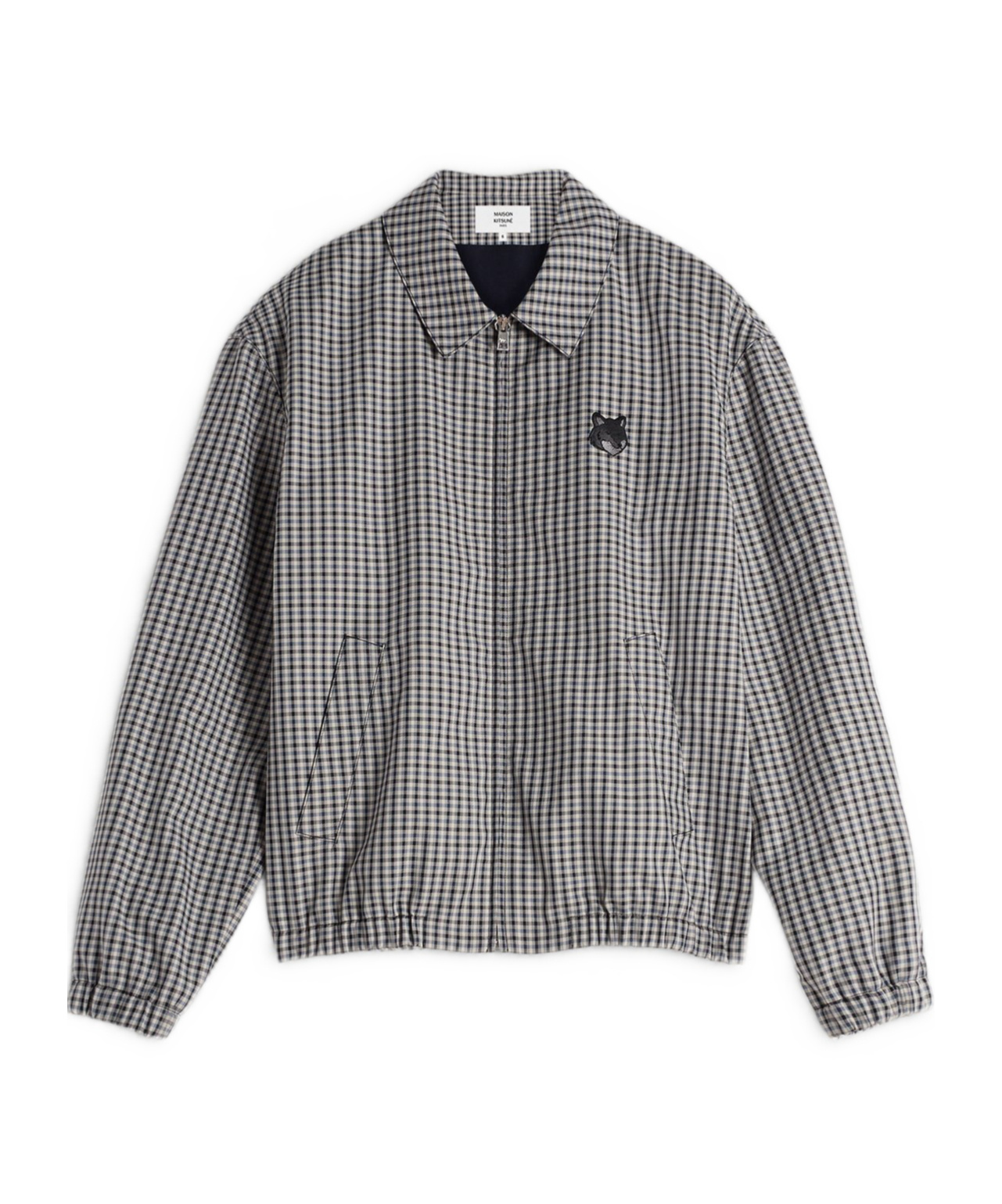 MAISON KITSUNÉ ELASTICATED ZIPPED BLOUSON 