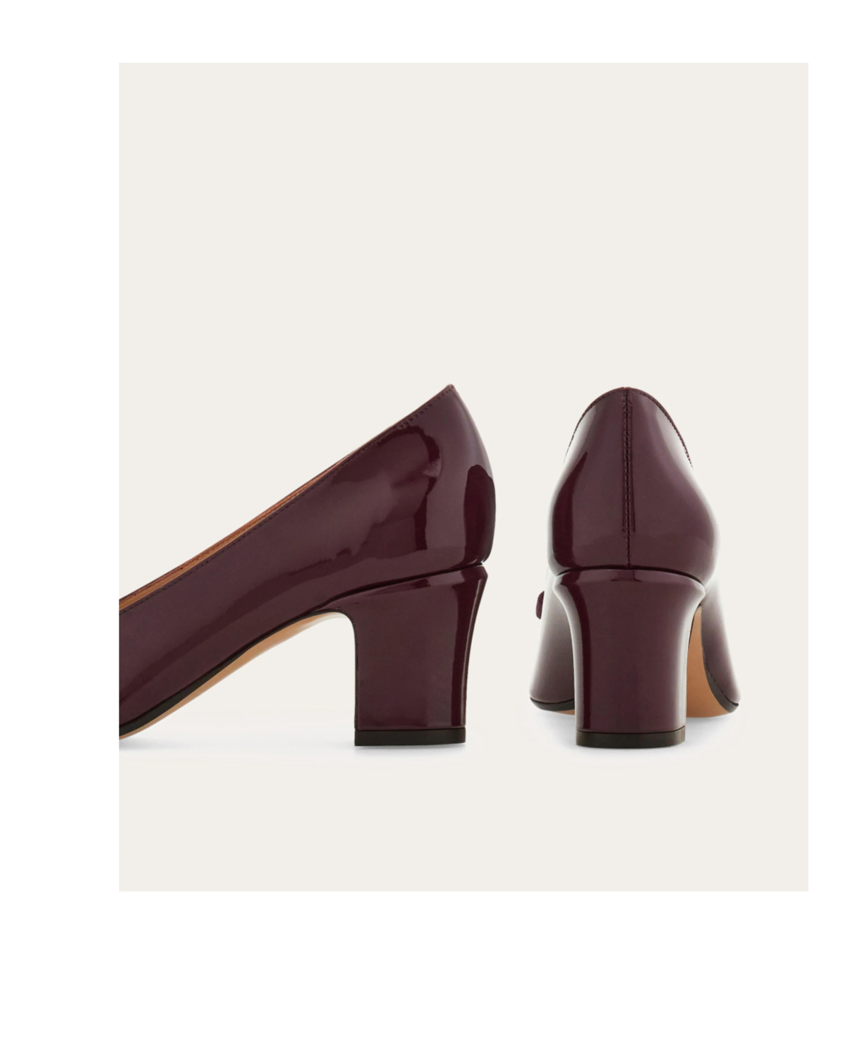 Ferragamo Vara Bow Block Heel Pump In Purple