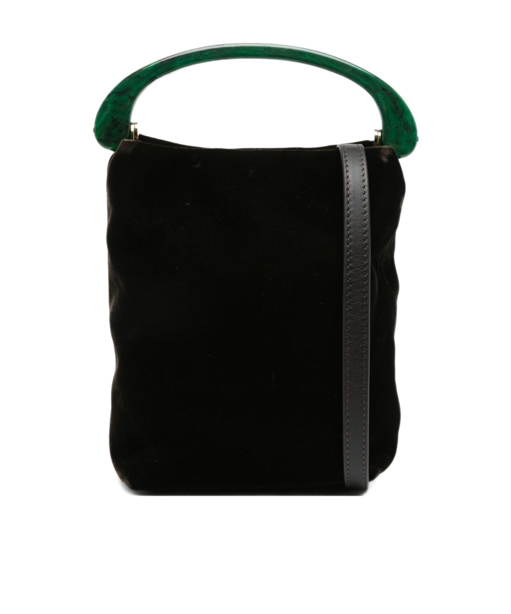 Dries Van Noten Top Handle Shoulder Bag In Black