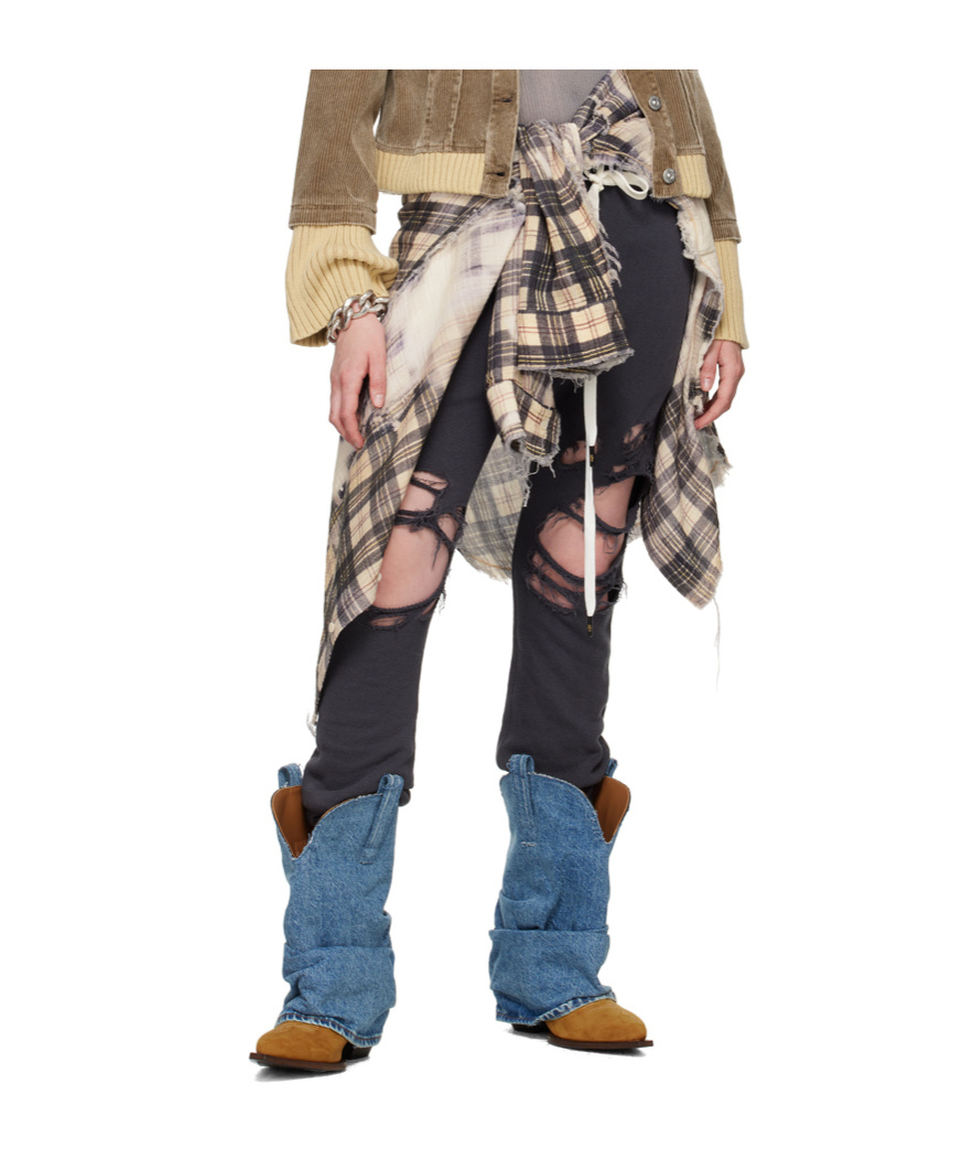 R13 Square Toe Mid-calf Boots