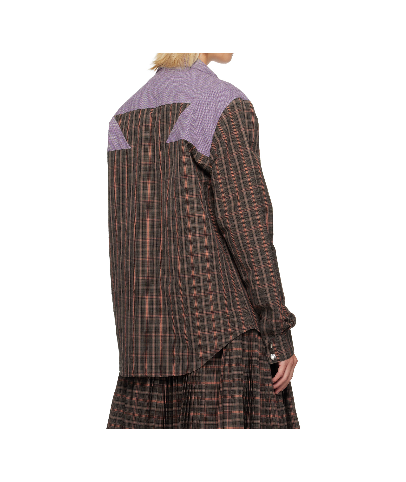 Chopova Lowena Brown Vega Shirt In Multi