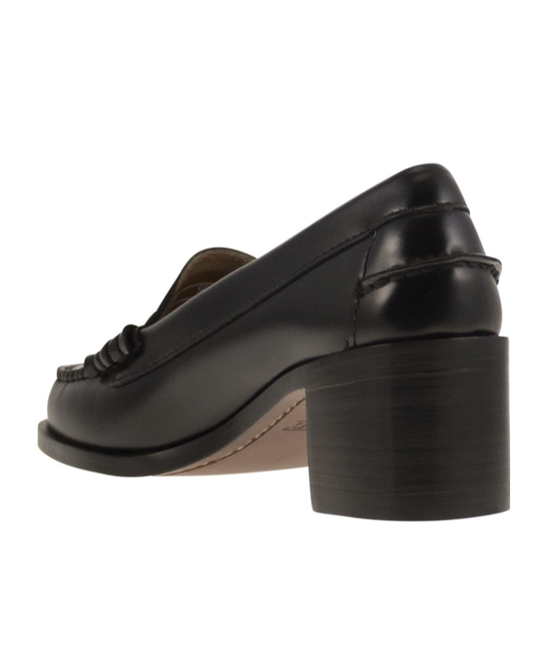 Sebago Egle Square Toe Loafers In Black