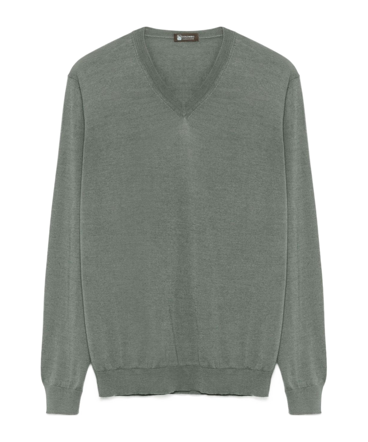 Colombo V-neck Sweater In Gray
