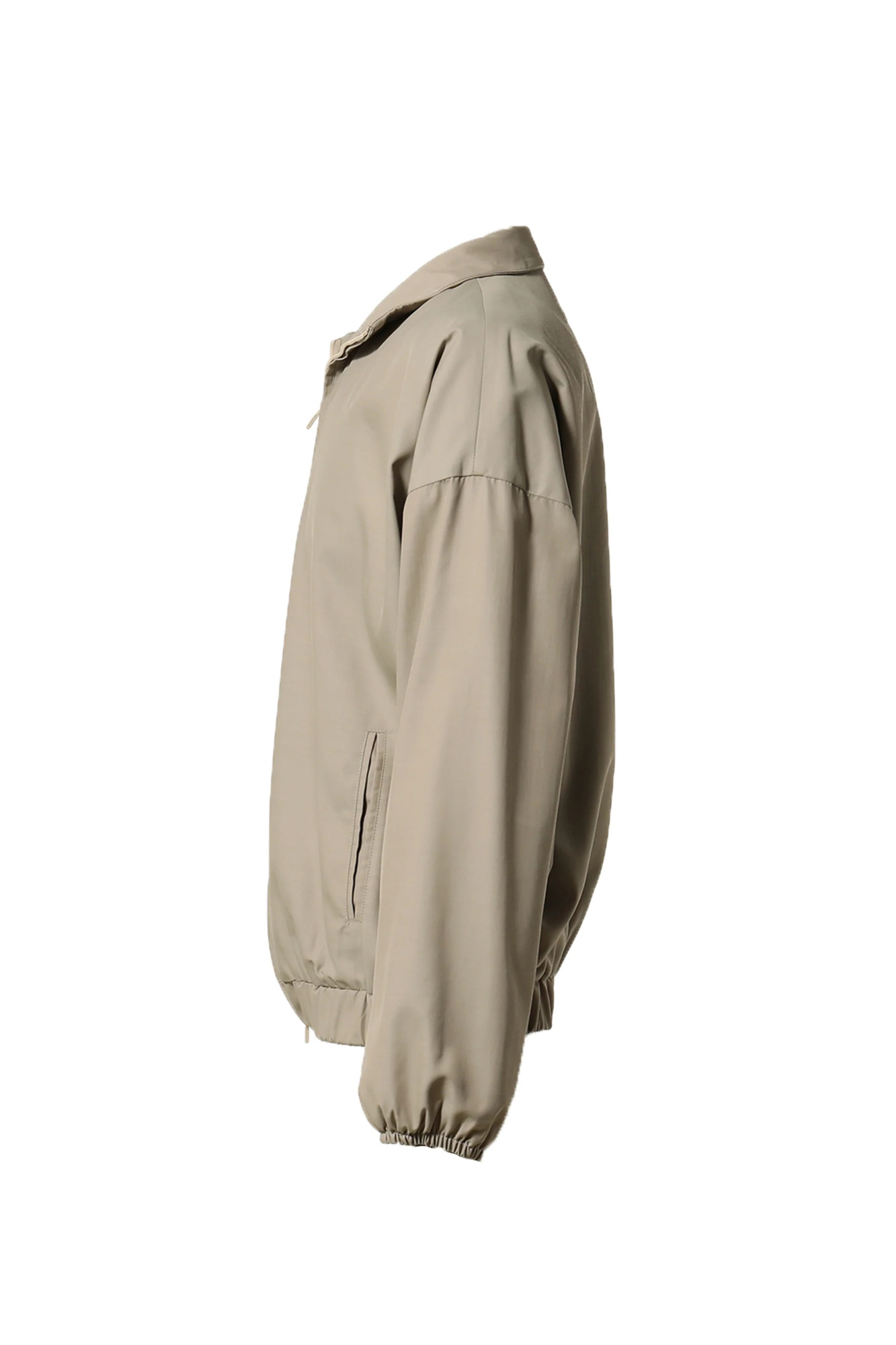 Fear Of God High Collar Long Sleeve Casual Jacket In Brown