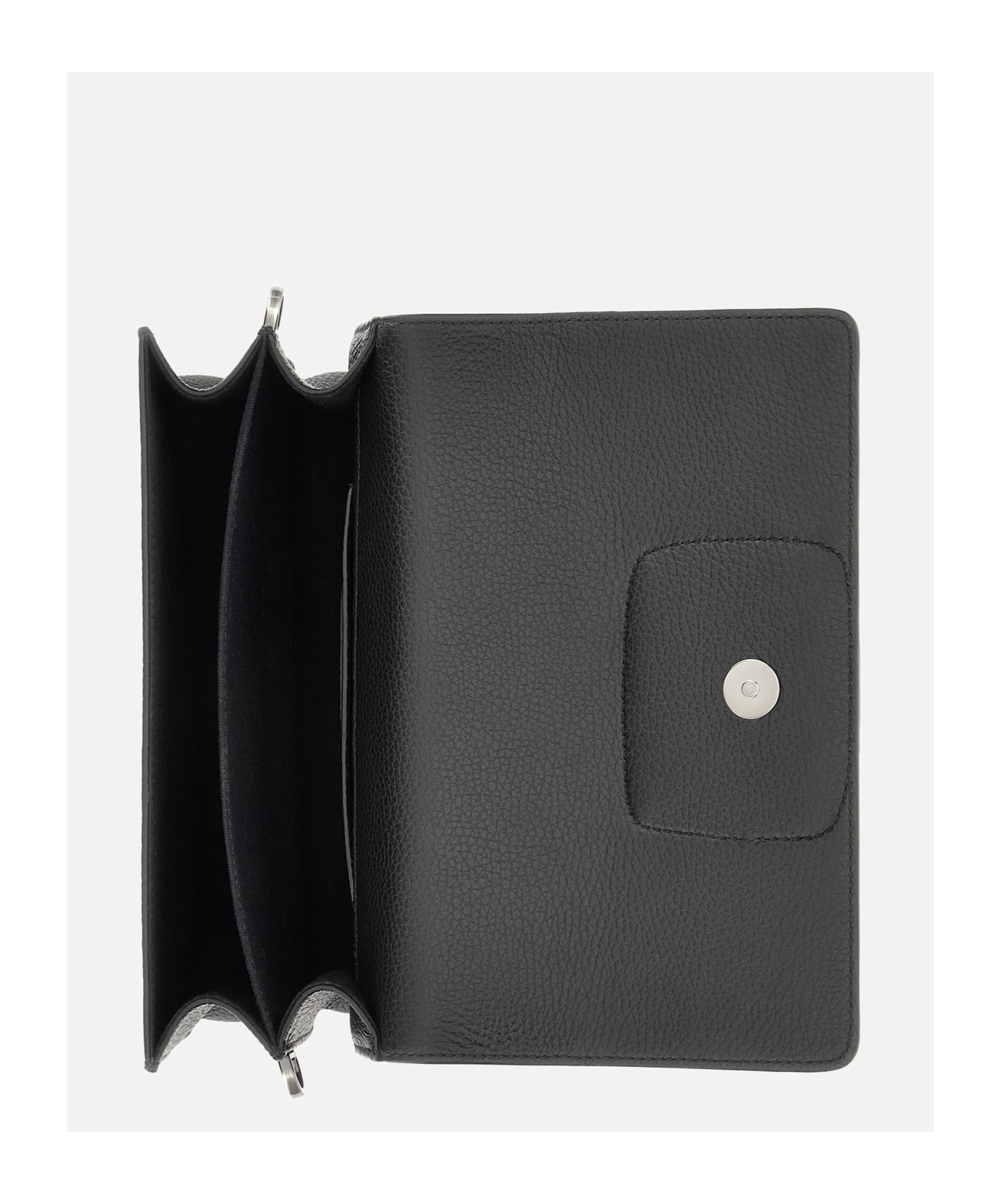 Hogan H-bag Leather Crossbody Bag In Black