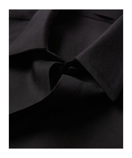 Shop Valentino Techno Light Wool Shirt In Black