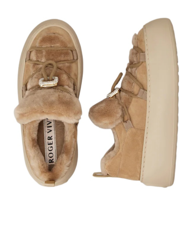 Roger Vivier Sneakers In Brown