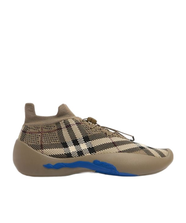 Burberry Neptune Check Knit Sneakers