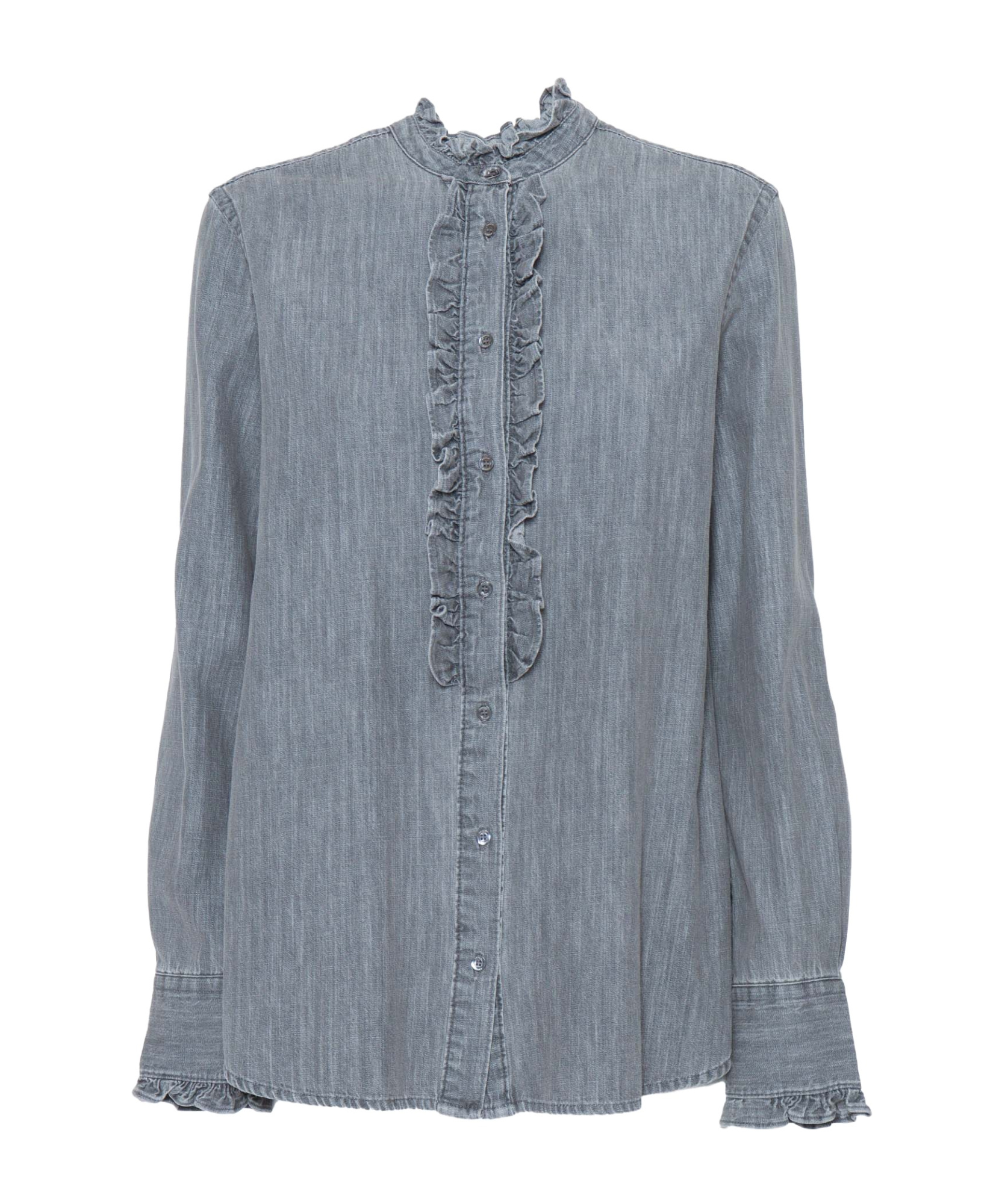 ASPESI ASPESI RUFFLED SHIRT 