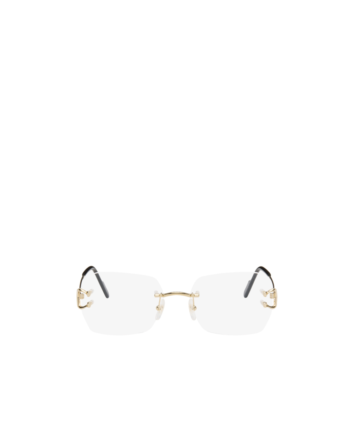 Cartier Square Frameless Glasses In Multi