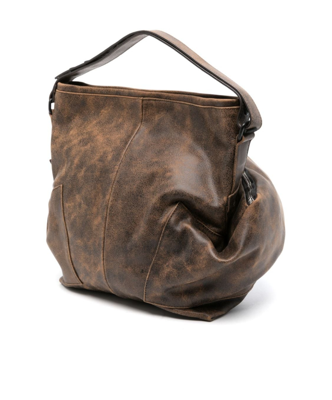 VIC MATIE DISTRESSED SHOULDER BAG