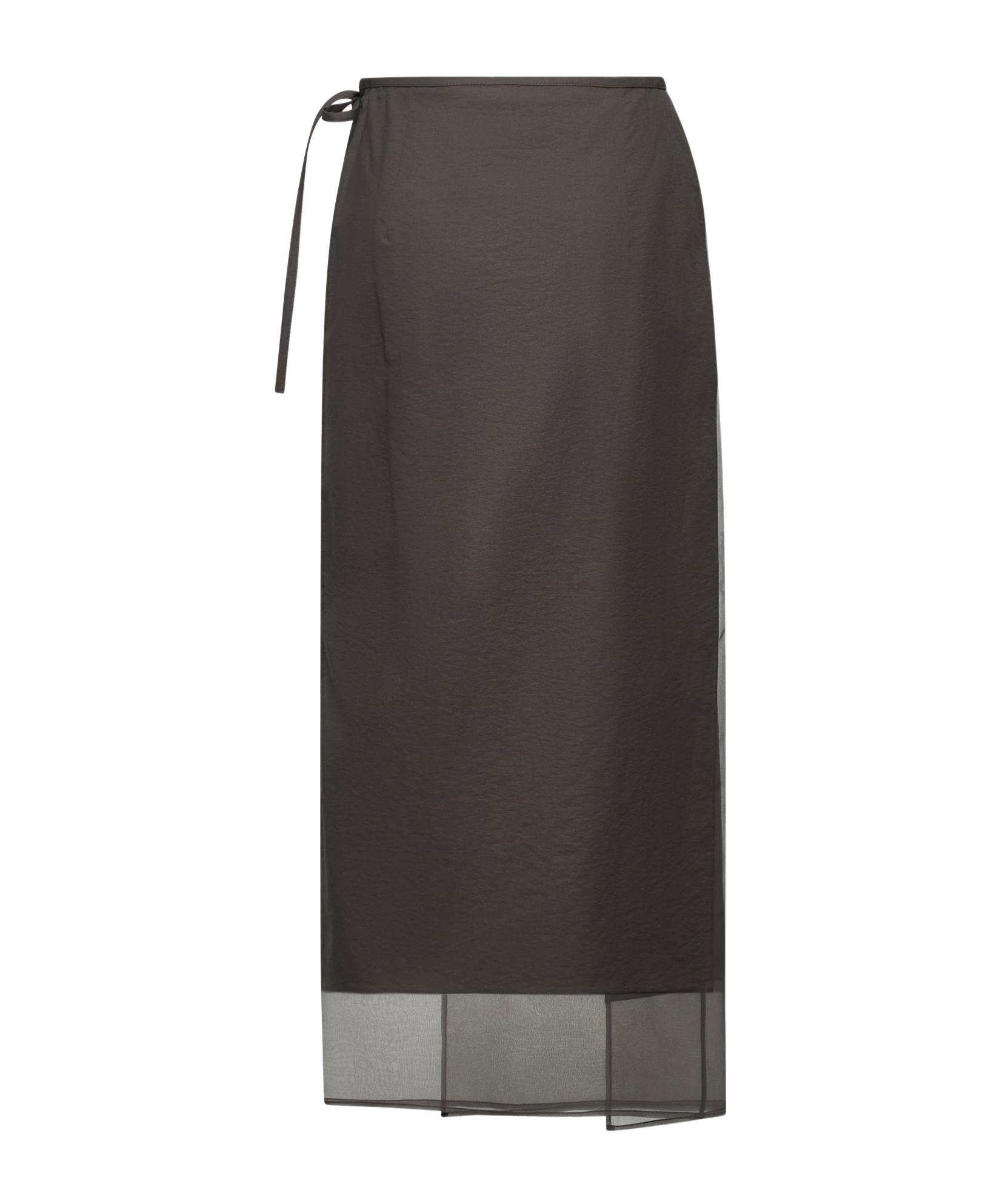 Brunello Cucinelli Lacing Skirt In Black