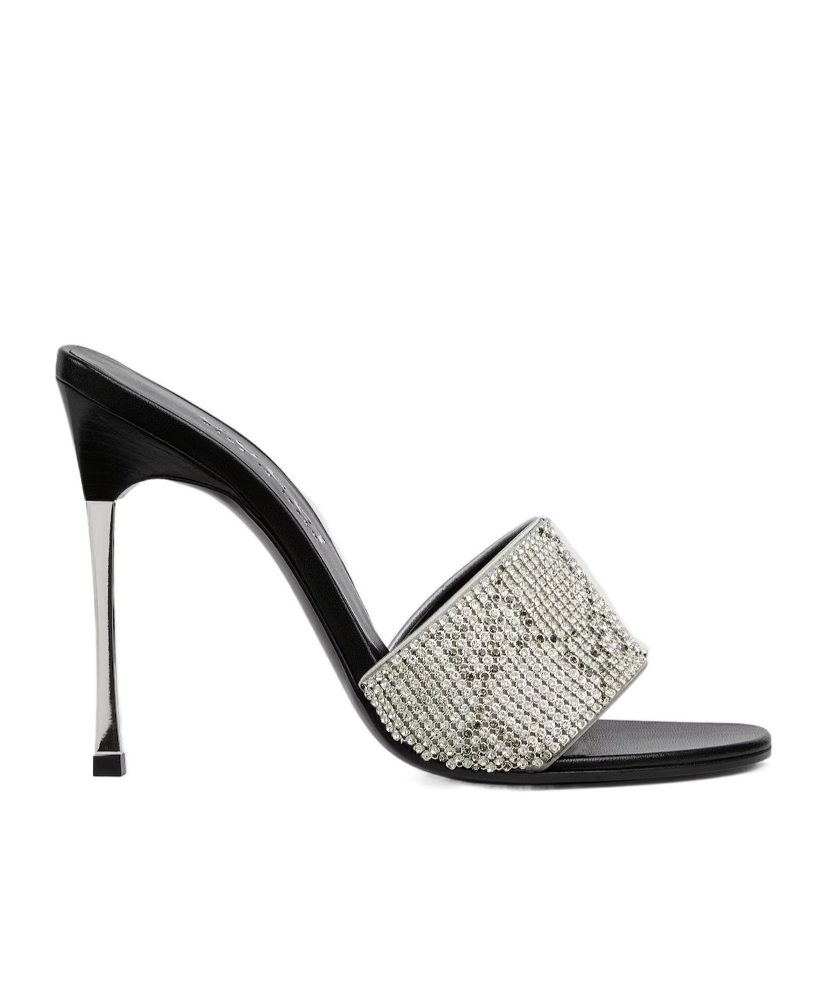 Gucci Women's Crystal Bombshell Slide Sandal In Gray