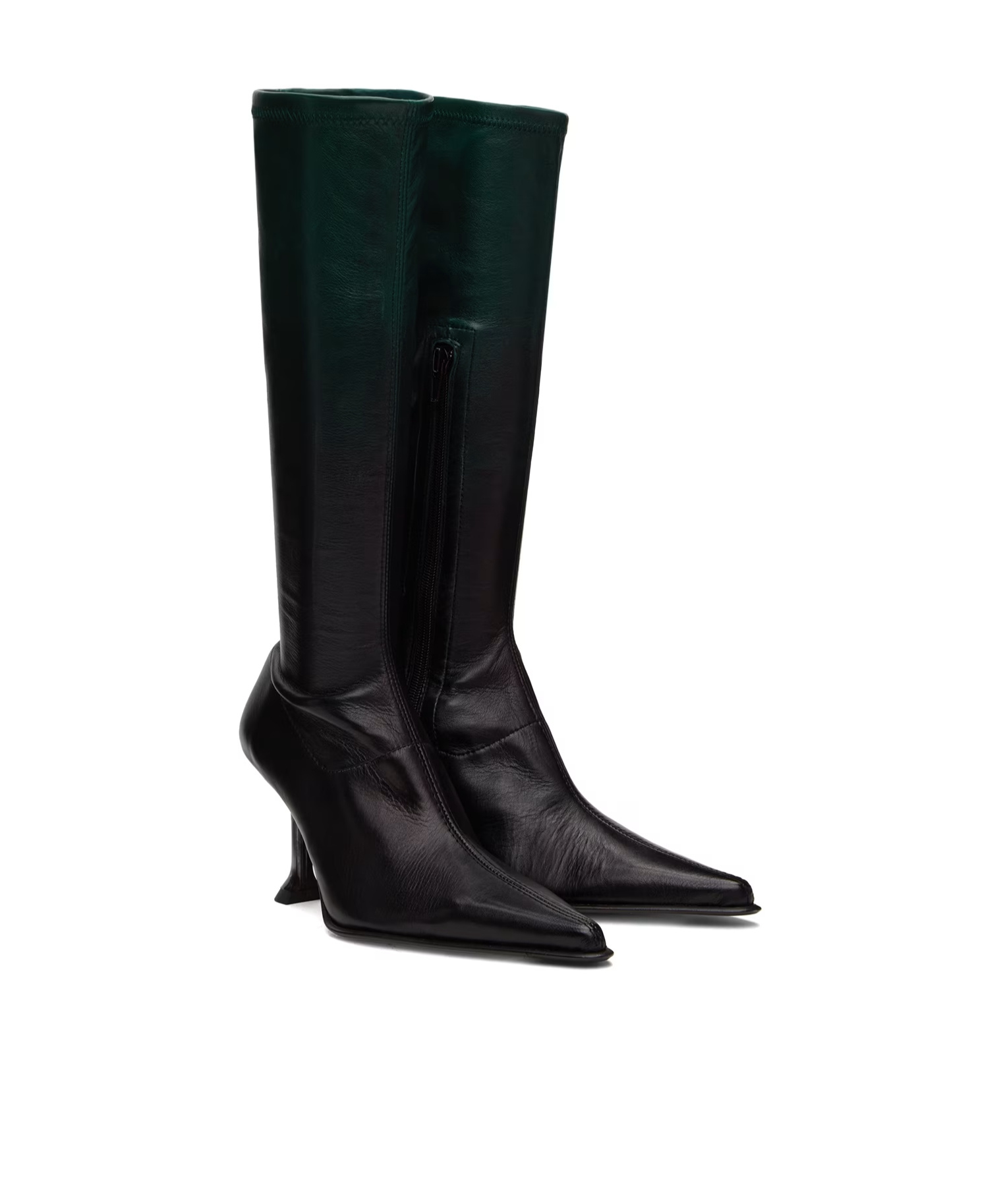 Miista Carlita Zipper Boots In Black