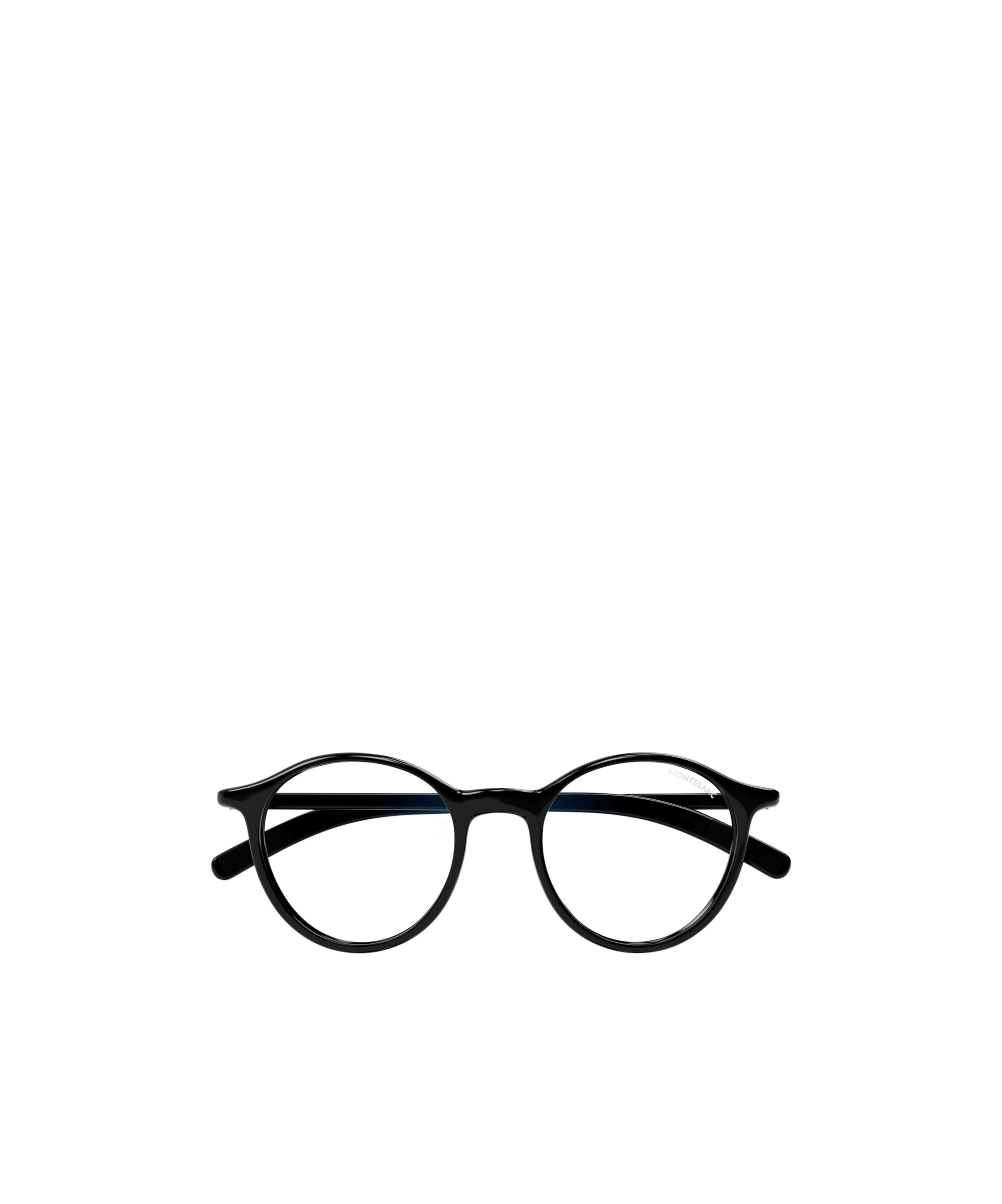 Montblanc Round-frame Glasses In Black