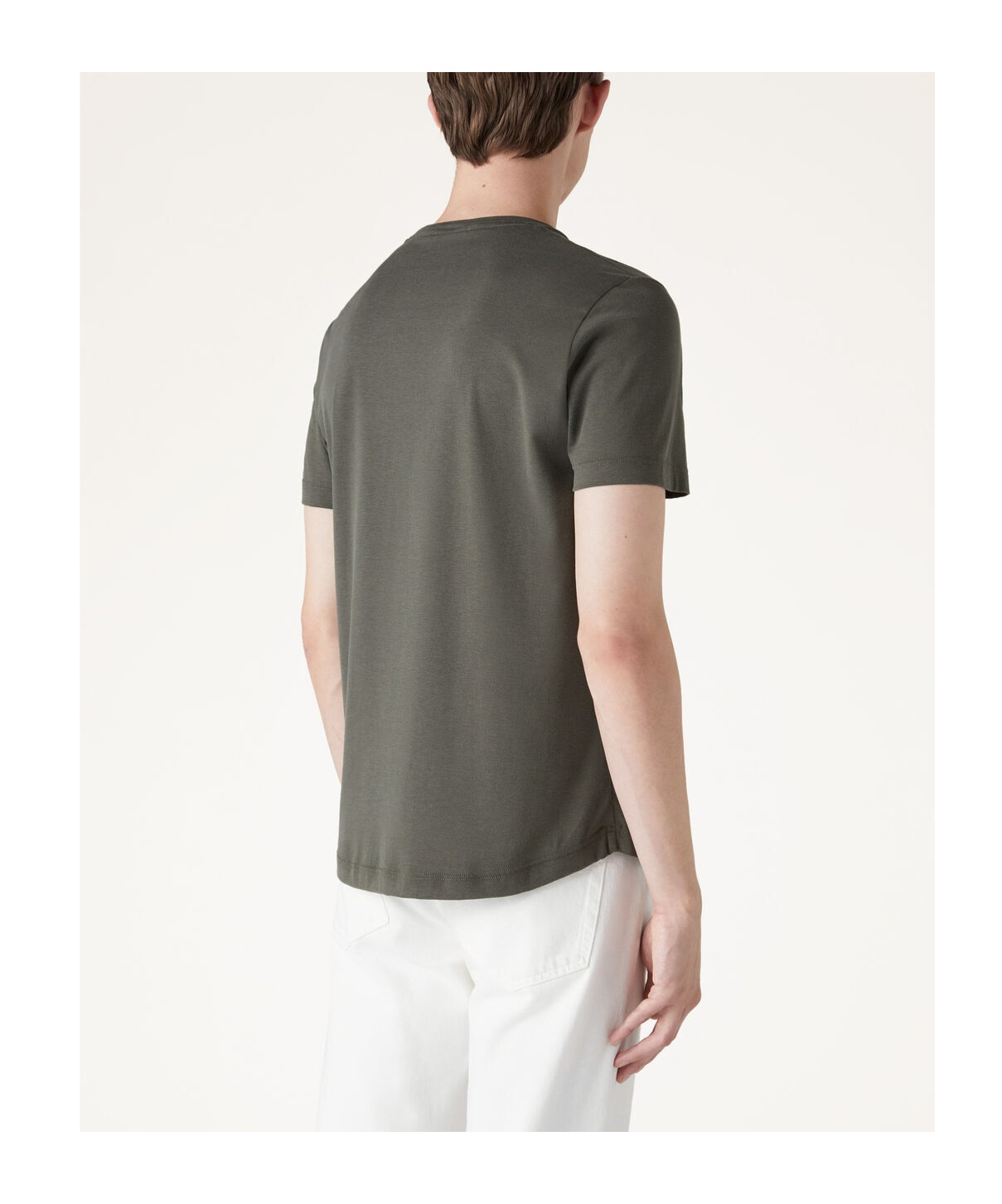 Loro Piana Short-sleeved T-shirt In Chlorophyll Green