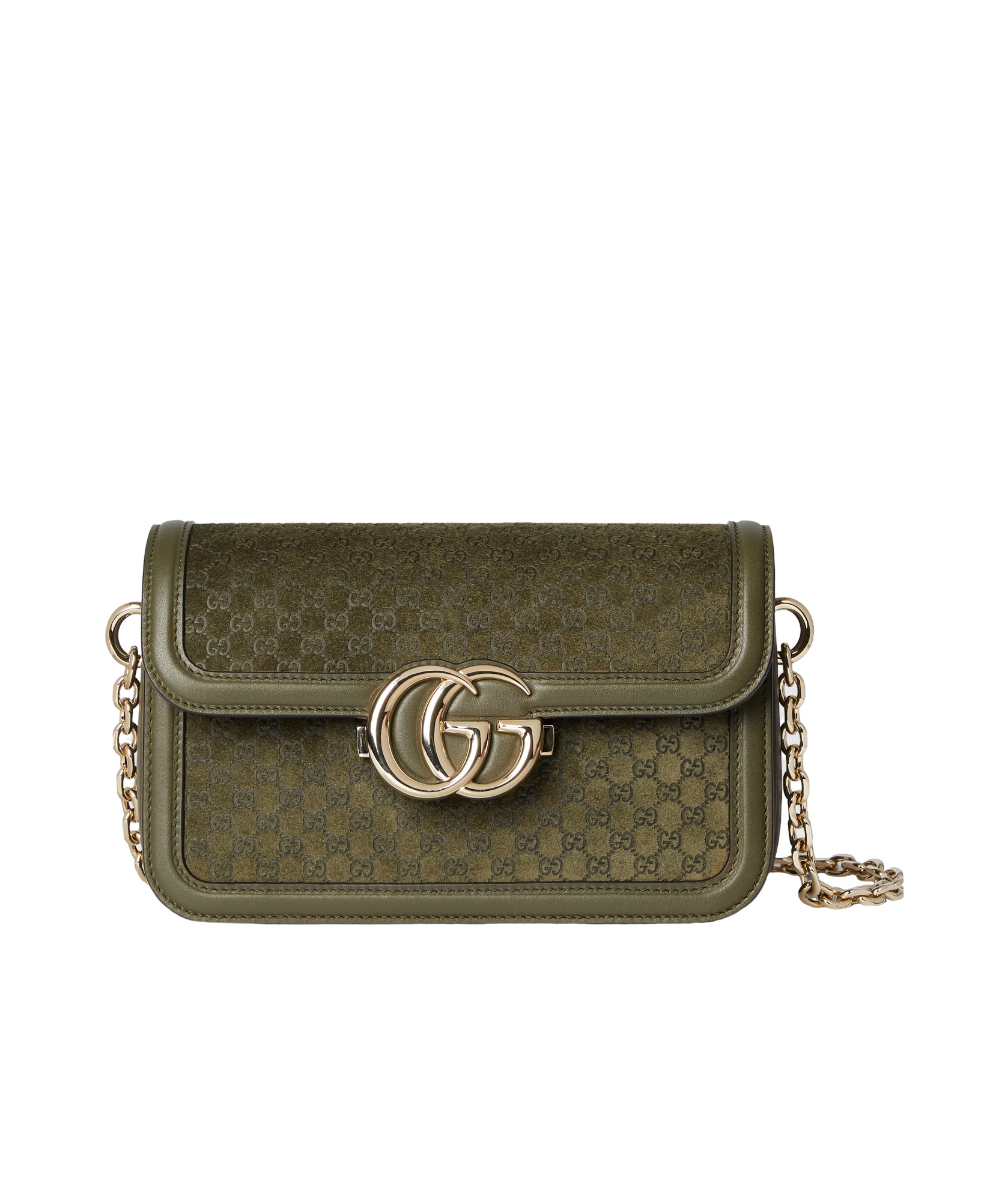 Gucci Go Small Shoulder Bag In Green