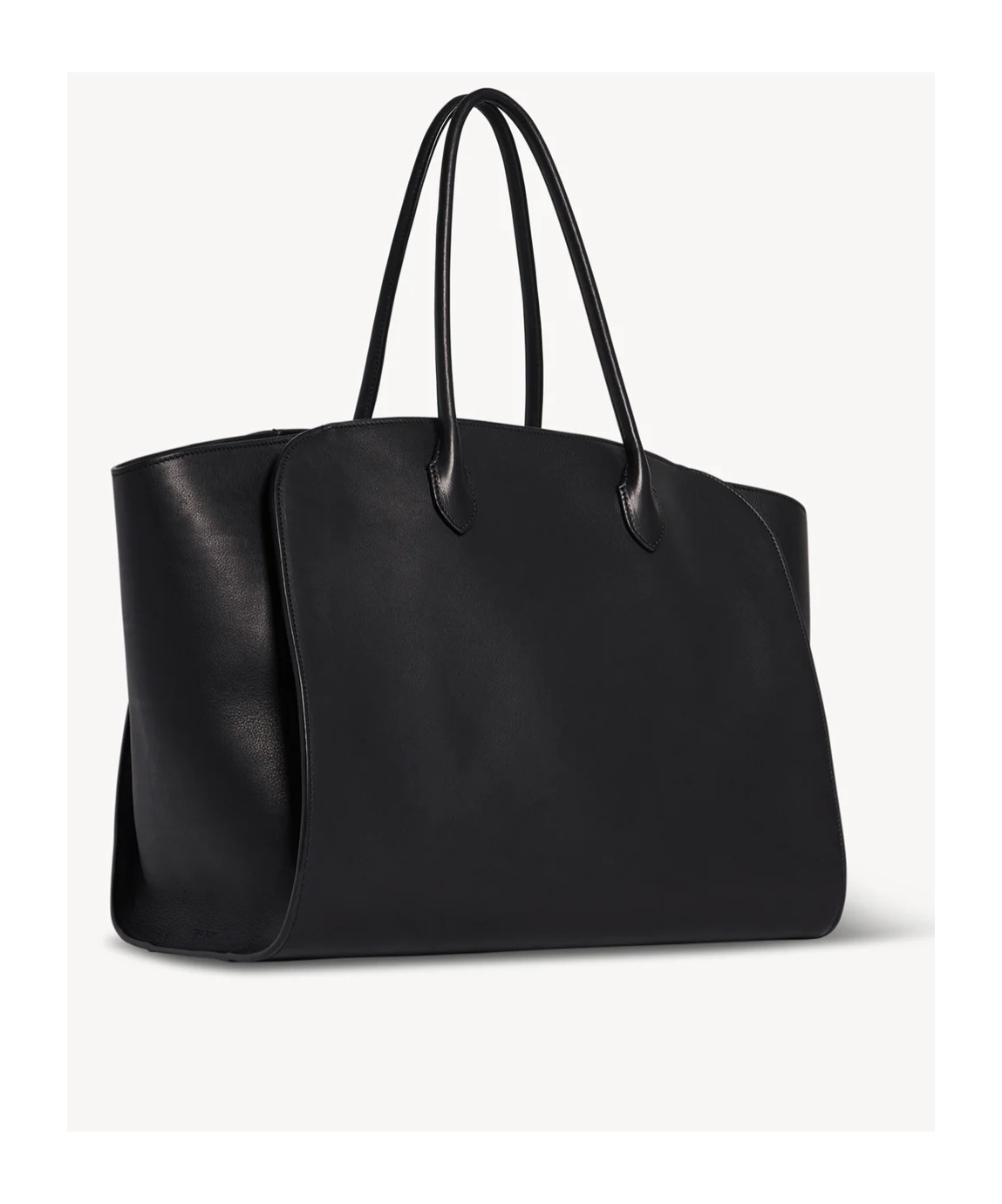 The Row Double Handle Tote Bag In Black